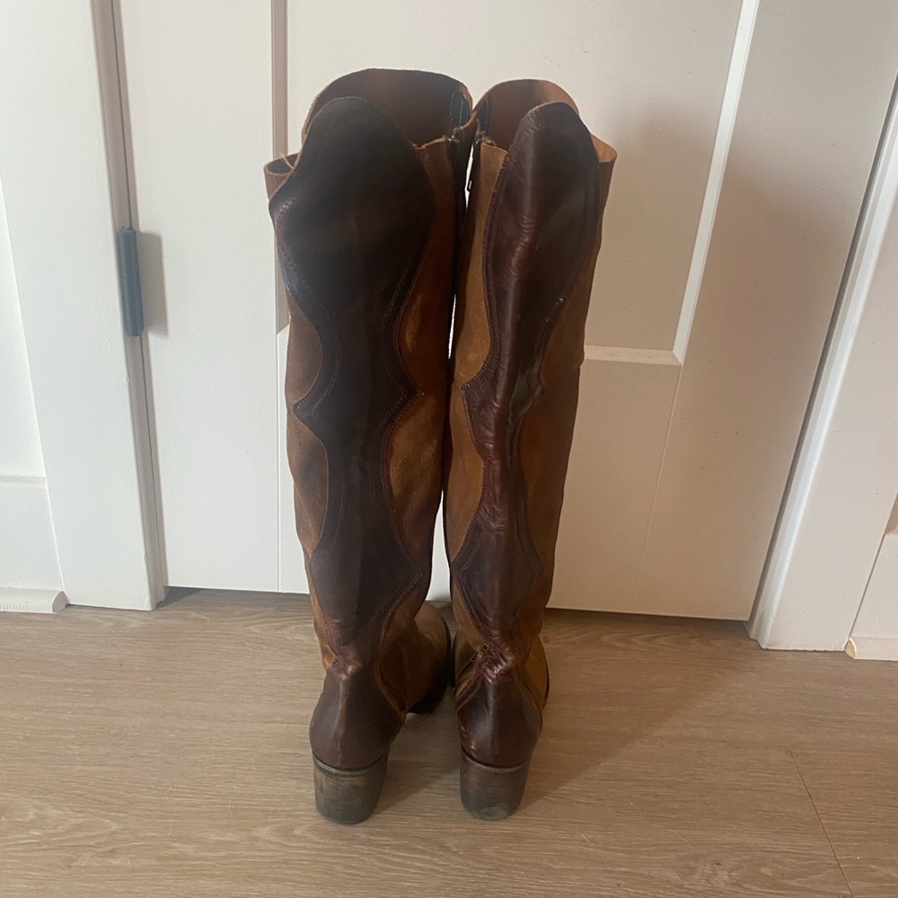 Freebird by Steven Brown Over the Knee Suede Boots - Picture 3 of 6